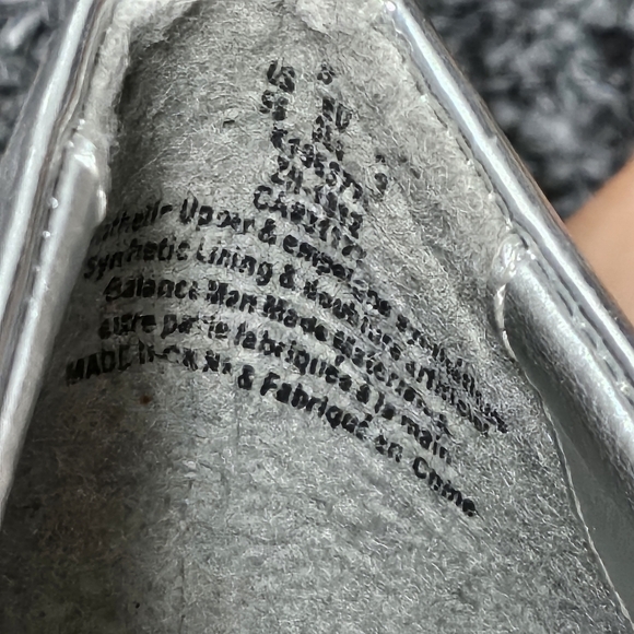 DKNY Peek A Boo Square Toe Metallic Reflective 4in Heel Pumps Size 5.5 - Picture 8 of 9